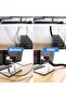 273 Pcs Cable Management Organizer Kit, 4 Cable Split Sleeves 9 Cable Holder 38 Cord Clips 2 Roll Fa - 5