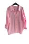 Low shoulder oversized shirt - 2