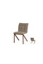 Modern Upholstered Single Chair with Elegant Design and Sturdy Legs - 2