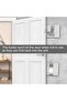 Coat Hooks Wall Mounted, Wall Mounted Clothes Rack with 3 Retractable Hooks, Self-Adhesive - 4