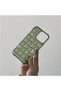 Compatible with iPhone 13 Pro Max - Matcha, Emerald Color Braided Transparent Non-Yellowing, Soft Durable Protective Case - 3