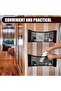 2 PCS Mesh Cargo Net for Car, Universal Double-Layer Wall Sticker Organizer for Car Trunk, St - 4