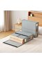 Bed Sheet Organiser, 2 Pack Bedding Storage Box with Handle and Clear Window, Foldable Bedding Organ - 4