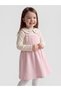 Quality Pieces from Çelebi Store: Baby Girl Salopet and T-Shirt with Embroidery Detail - 2