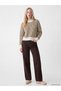 I Half Fisherman Roba Collar Embroidered Women's Knitwear Sweater from Freezen Store - 3