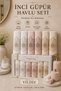 Pearl Laced Embroidered Gift Dowry Box for Bride and Groom, Boxed 100% Cotton Bath Towel Set 50X90 Size 6 Pieces
