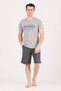 Men's Two-Piece Set 100% Cotton, Summer, Gym, Athlete, Football, Fitness, Jogging, Home Wear Anti-Sweat - 5