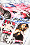 Pink Drift S2000 Graphic Printed White Zero Sleeve Tshirt - 6