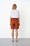 Women's Muslin Shorts High Waist with Pockets Oversize 100% Cotton - 4