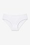 Women's 3-Piece Hipster Panties Set Low Waist Stretchy Cotton Non-Marking Red White Black - 3