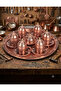 Copper Grape Pattern 6-Piece Cup Set - 3