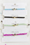 Nazar Crystal Macrame Rope Bracelet 6 mm