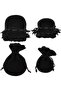 Velvet Drawstring Pouches, 20 Pack Microfibre Gift Bags, 2 Sizes (7.5cm-9cm and 9.5cm-12cm), Jewelle