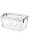 Food Storage Container with Lid, 3L BPA Free Plastic Food Container, Reusable Kitchen Storage Box fo - 2