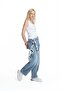 Blue Belt Detailed Denim Trousers 19003 - 2