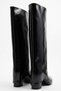 Maria Black Boots with Dust Cover Detail and Detachable Apparatus, Heeled, Pointed Toe, Zippered Women's Shoes - 8