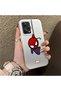 Redmi Note 12 Pro 5g Compatible Silicone Edge Hard Back Case Couple Phone Case Spider Man Patterned - 3