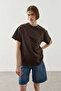 Basic T-Shirt Brown - 3