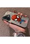 iPhone 17 Compatible Spider Man Patterned Silicone Edge Hard Back Case Couple Phone Case - 2