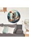 Astronaut Wall Stickers, Removable Peel and Stick Vinyl Decals, Large Solar System Planets Ar - 2