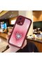 Poco X5 Compatible Pink Gradient Heart Spider Web Patterned Silicone Case - 2