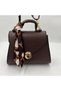 Women's Shoulder Bag Cream Stylish Hand and Crossbody Bag with Scarf Detail for Daily Use Cn08 - 3