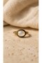 Natural Stone Copper Adjustable Ring - Ring with Stone Vintage Women's Ring Authentic Ring