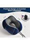 Travel Pillow, Memory Foam Neck Support, Ergonomic Design for Airplane Sleeping, Washable Sof - 3