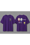Unisex Oversize Tennis Printed T-Shirt 100% Cotton Tennis Themed Comfortable Fit Short Sleeve T-Shirt