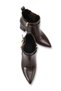 Vela Mia Women's Pointed Toe Heeled Boots 0012655 Brown Skin - 5