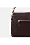 Women's Bitter Brown Suede Textured Crossbody and Shoulder Bag - 6