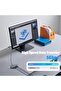 موزع USB بـ 7 منافذ، موزع USB 3.0 متعدد المنافذ مع منافذ الطاقة/البيانات وإضاءة، كابل بطول 3.9 قدم - 4