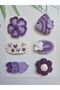 Princess Accessory for Little Hair Babies Gift Pinterest Combinations Hairless Baby Clip 6-Piece Mixed Sets Handmade Knitted Organic Baby Hair Accessories