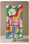 Green Retro Good Vibes Rainbow and Daisy Pattern 70X150 Beach Towel - Digital Printed Fade Resistant Bath Towel - 4