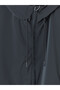 Anthracite Relax Fit Hooded Men's Raincoat - 7