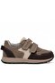 Genuine Leather Velcro Brown Mink Kids Sneakers Sports Shoes - 3