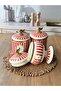 Enamel Jar Sugar Bowl Set of 3 Bellisima - 2