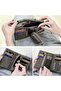 Women's mini wallet army green PU holder. - 4