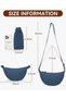 Hobos and Shoulder Bag, Crossbody Bag, for Women and Men, Adjustable Waist Bag, Small, School, Al - 3