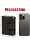 Women's PU RFID wallet chestnut multi-compartment coin clasp. - 2