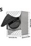Washing Machine and Dryer Cover - Heat Insulation UV Protection, Front Protector, Durable Waterproof Material, Easy-Adjustable Design, Protective - 5