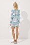 June Knitted Mini Beach Dress Zigzag Metallic Almara - 6
