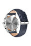 Men's Stainless Steel Watch, Blue Leather Band | Trn-Ss43 - 4