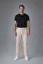 Beige Jogger 4 Pocket Pants - 4