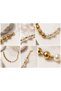 Steel Gold Color Pearl Bead Model Women's Bracelet - 2