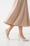 Dica Women's Evening Dress Shoes with Stone Heels - İnci - 6