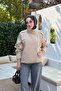 Premium Stand Collar Bomber Buca Trench Coat - Stone - 3