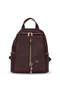 Burkley Aveline Cocoa Brown Pu Leather Women's Backpack - 3