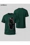 Giant Wolf Large Size Printed T-Shirt in Distinctive Colors - 2