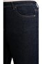 Women's Rinse Plus Size High Waist Spanish Flare Denim Jean Pants - 3